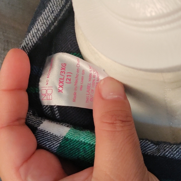 No Boundaries plaid half zip - Picture 4 of 4